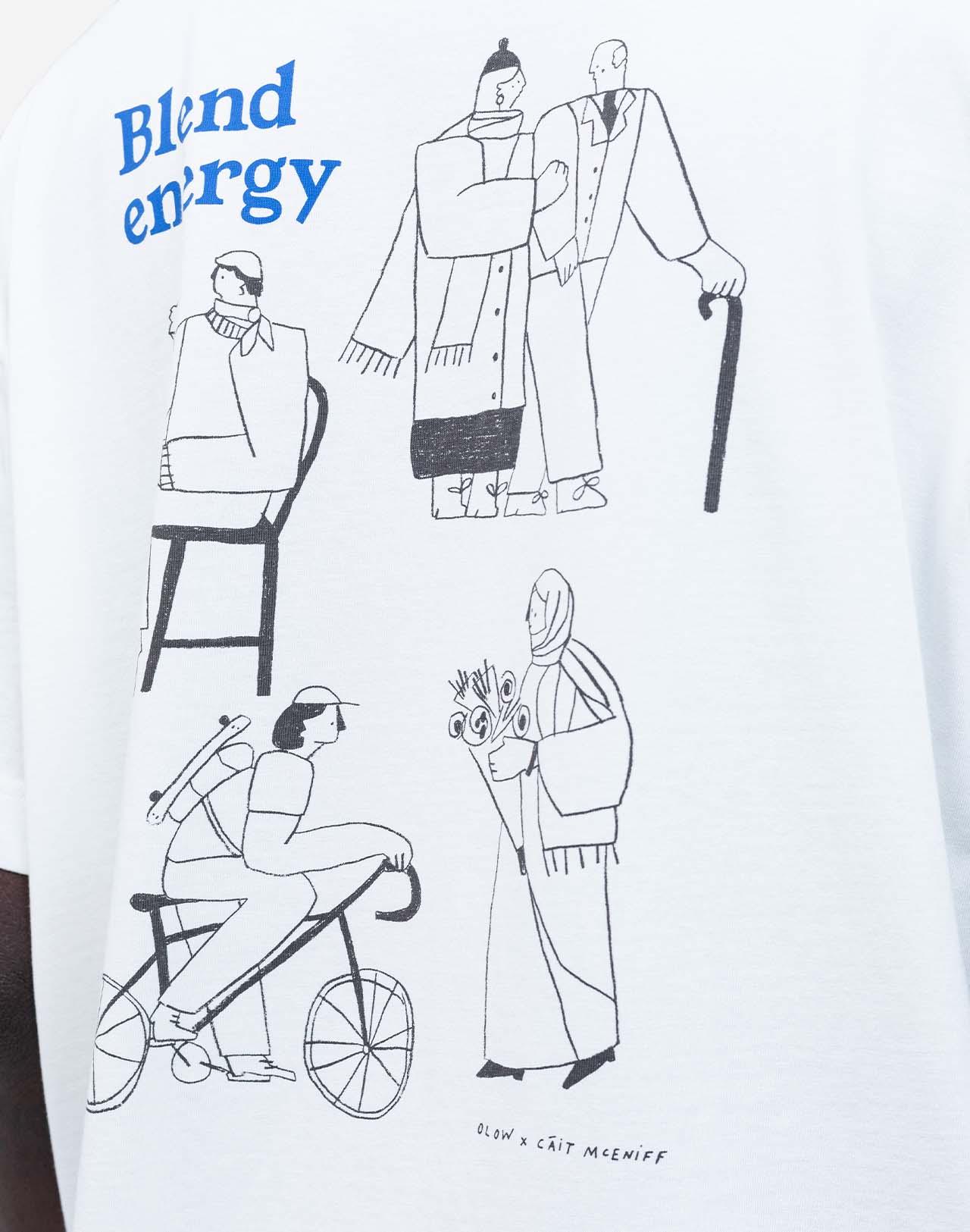 Olow T-Shirt Citizen Ecru Herren weiß